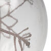 Vickerman Ball White Glitter Swirl Ornament - view 3 of 5
