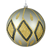 Vickerman Matte Glitter Diamond Ball Ornament - view 1 of 2