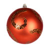 Vickerman Matte Sequin Swirl Ball Ornament - view 1 of 3