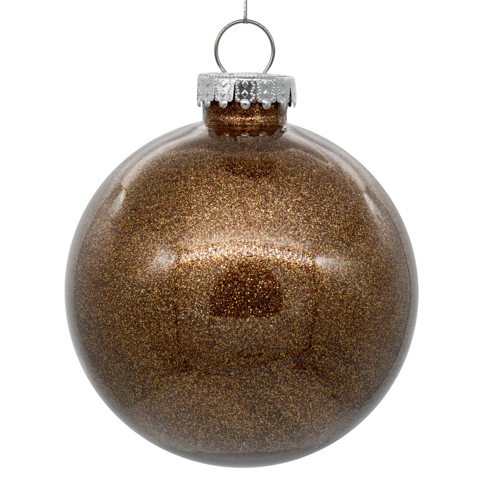 Vickerman Clear Ornament with Glitter Interior