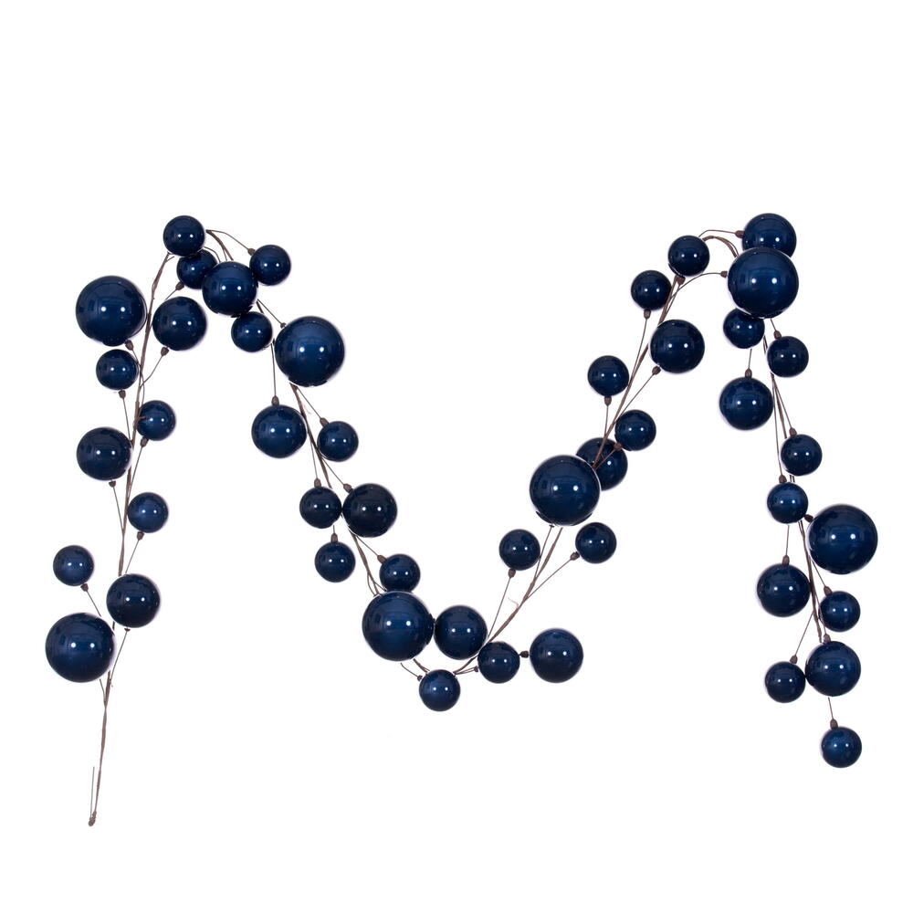 Vickerman 10' Pearl Branch Ball Garland