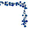 Vickerman 6' Matte Shiny Pearl Ball Garland 1-2" - view 3 of 4