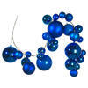 6' Matte Shiny Pearl Ball Garland 4-6" - view 1 of 3