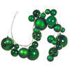 6' Matte Shiny Pearl Ball Garland 4-6" - view 1 of 3