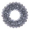 28" Matte Shiny Pearl Ball Wreath UV - view 3 of 5