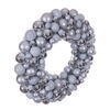 28" Matte Shiny Pearl Ball Wreath UV - view 4 of 5