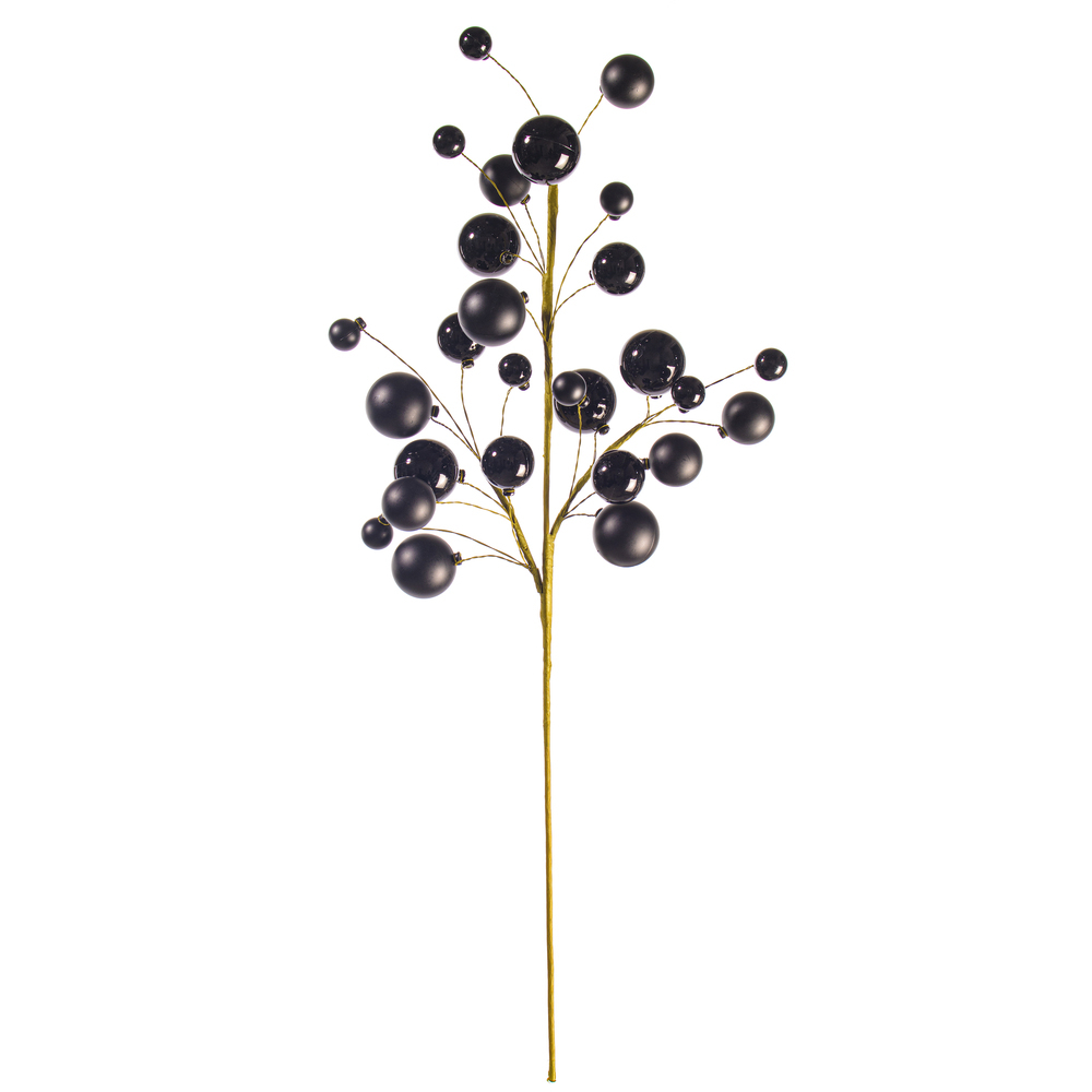 Vickerman 30" Matte Shiny Ball Ornament Spray 1-2"