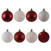 2.4" White-Red 4 Finish Ball Asst 24/Box - view 1 of 7