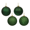 Vickerman 1" 4-Finish Plastic Ball Ornament Assortment Box of 18 - view 1 of 4