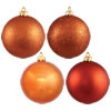 Vickerman Burnished Orange Ball Ornament - view 1 of 2
