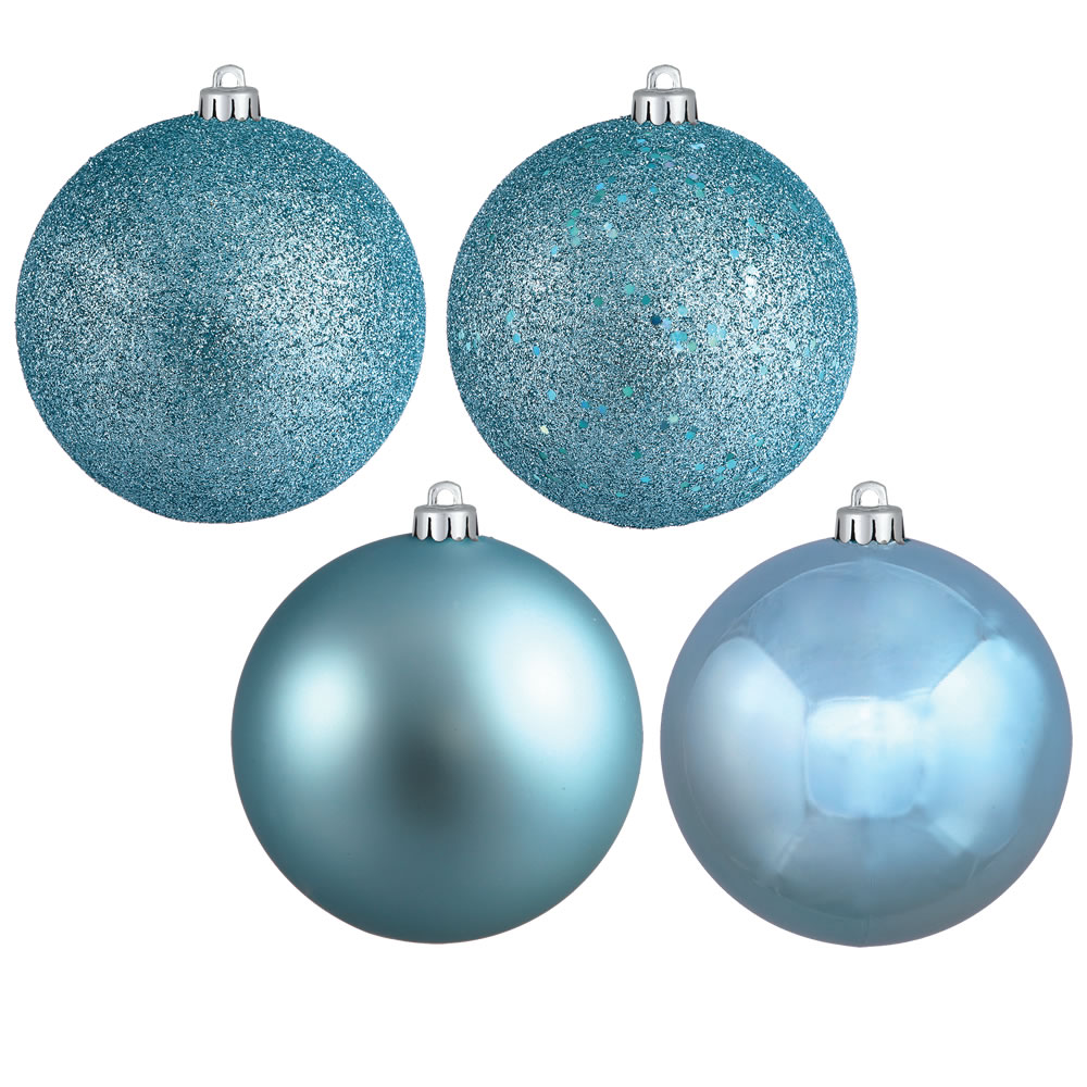 Vickerman Baby Blue Candy Ball Ornament
