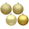 Vickerman 6" 4-Finish Ball Ornament Assorted Set - view 1 of 8