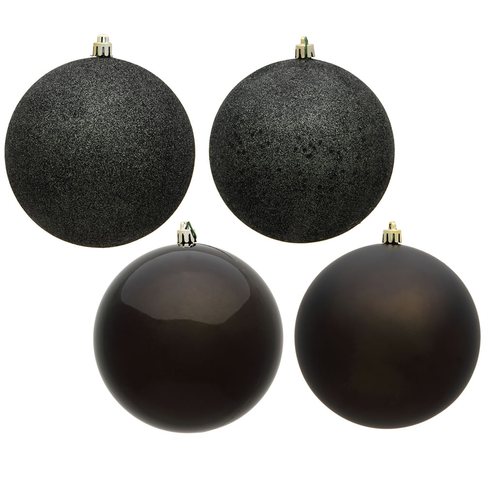 Vickerman Gunmetal Ball Ornament
