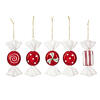 Vickerman Red-White Candy Christmas Ornament, 5/Box - view 1 of 3
