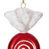 Vickerman Red-White Candy Christmas Ornament, 5/Box - view 2 of 3