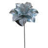 Vickerman 31" Glitter Velvet Sheer Magnolia Aritificial Christmas Pick - view 1 of 2
