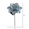 Vickerman 31" Glitter Velvet Sheer Magnolia Aritificial Christmas Pick - view 2 of 2