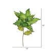 Vickerman 26", 13" Flower Velvet Poinsettia Aritificial Christmas Pick - view 2 of 3