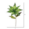 Vickerman 26", 12" Flower Velvet Poinsettia Aritificial Christmas Pick - view 2 of 3