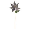 Vickerman 20" Pointed Pearl Poinsettia Aritificial Christmas Stem - view 1 of 4