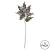 Vickerman 20" Pointed Pearl Poinsettia Aritificial Christmas Stem - view 4 of 4