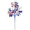 Vickerman Artificial Red/White/Blue Berry Cluster UV Spray - view 1 of 4