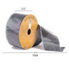 2.5"x10yd Gray Shiny Satin - view 2 of 3