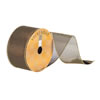 2.5"x10yd Black Gold Embeveled Ribbon - view 1 of 2