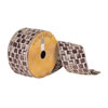 2.5"x10yd Brown Rustic Checkered Ribbon - view 1 of 2