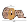 2.5"x10yd Natural Wood Holiday Writing - view 2 of 2