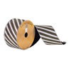 2.5"x10yd White/Black Stripe Rivet Pattn - view 1 of 2