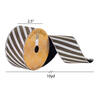 2.5"x10yd White/Black Stripe Rivet Pattn - view 2 of 2