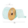 2.5"x10yd Turquoise Dupion White Tree - view 2 of 2