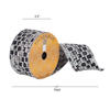 2.5"x10yd Black/Silver Checkered Pattern - view 2 of 2