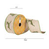 2.5"x10yd Natural Burlap Woven Grn Deer - view 2 of 2