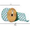 2.5"x10yd Green Dots Ribbon - view 3 of 3