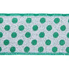 2.5"x10yd Green Dots Ribbon - view 2 of 3