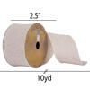2.5"x10yd Cream Chunky Knit - view 3 of 3
