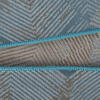 2.5"x10yd Teal Chevron Sheen Ribbon - view 2 of 3