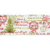 2.5"x10yd Red Green Nostalgic Stamp - view 2 of 3