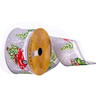 2.5"x10yd Gray/Green Tree Snow Ribbon - view 1 of 3