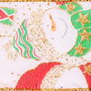 2.5"x10yd White Mesh Snowman Ribbon - view 2 of 3