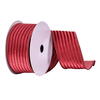 Vickerman 2.5" x 10 yd Striped Mesh and Velvet Ribbon - view 1 of 3