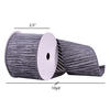Vickerman 4" x 10 yd Stripe Silver Line Ribbon - view 3 of 3