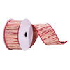 Vickerman 2.5" x 10 Ribbon with Champagne Stripes - view 1 of 3