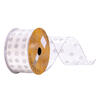 Vickerman 2.5" x 10 Clear PVC Spots Ribbon - view 1 of 3