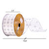 Vickerman 2.5" x 10 Clear PVC Spots Ribbon - view 3 of 3