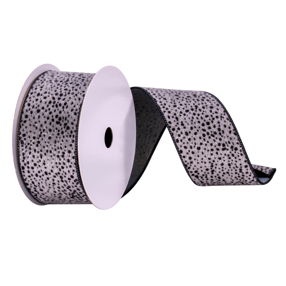 Vickerman 2.5" x 10 yd Cheetah Ribbon.