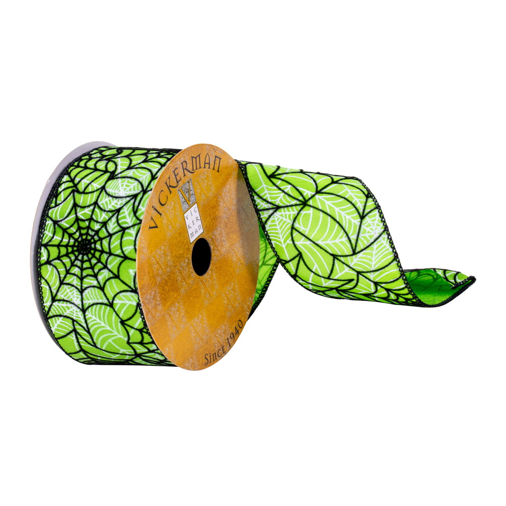 Vickerman 2.5" x 10 yd Spider Web Ribbon