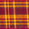 2.5"x10yd Burgundy Orange Plaid Ribbon - view 2 of 3